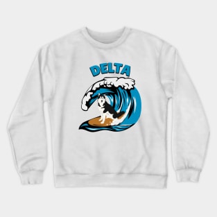 Delta Wave Crewneck Sweatshirt